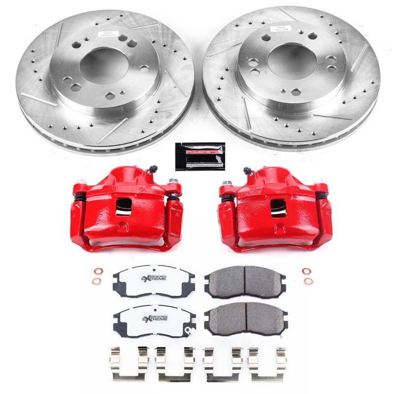 PowerStop fits Chrysler 95-00 Sebring Front Z26 Street Warrior Brake w/Calipers