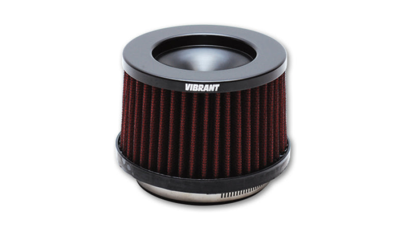 Vibrant 10931 The Classic Perf Air Filter 4.75in O.D.Conex3-5 Turbo Outlets