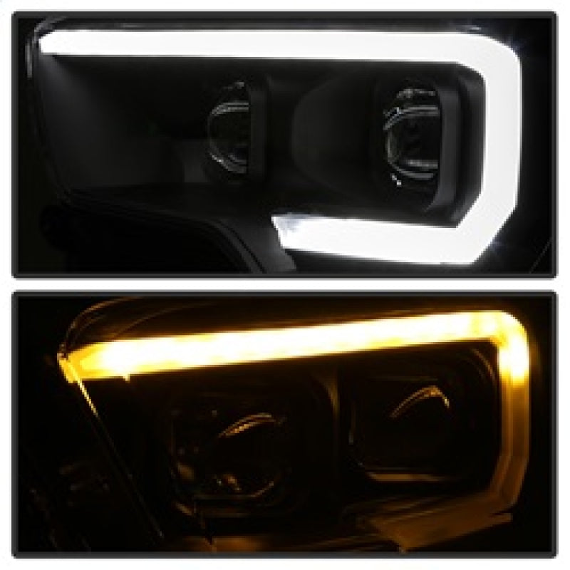 xTune 9039256 fits Toyota Tacoma 16-18 DRL Light Bar Projector Headlights - Bla