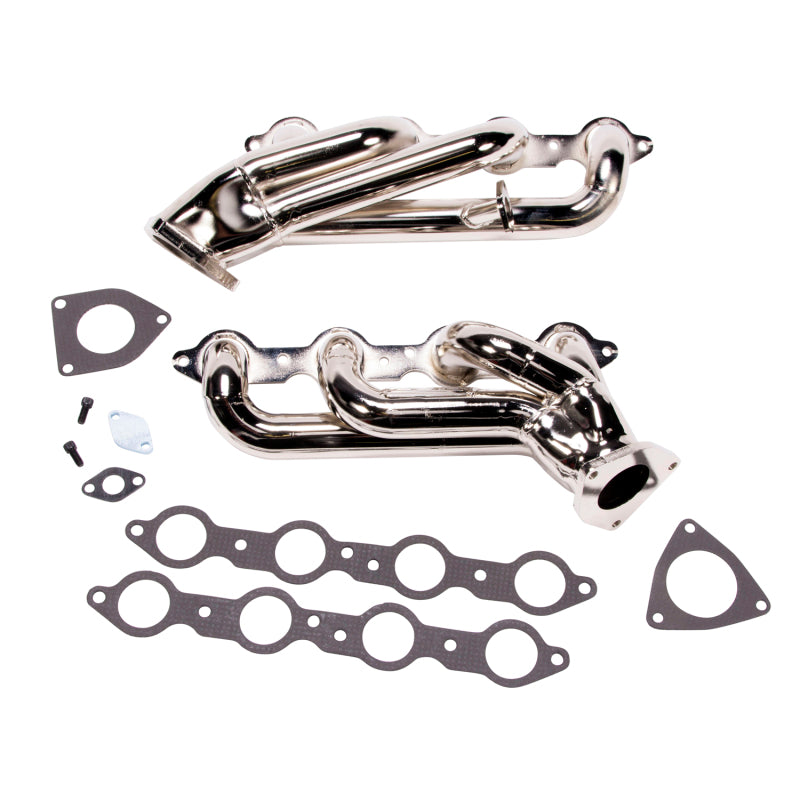 BBK 4006 GM Truck SUV 6.0 Shorty Tuned Length Exhaust Headers - 1-3/4 Titanium