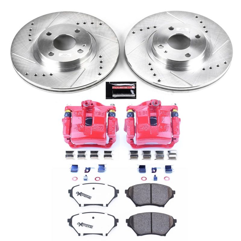 PowerStop KC2353 fits Mazda Miata Front Z26 Street Warrior Brake Kit w/Calipers