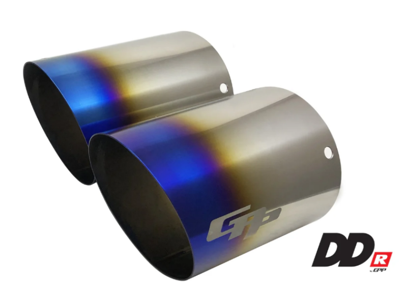 GReddy 11002601 DD-R Burnt Titanium Tips L=150mm (Pair)