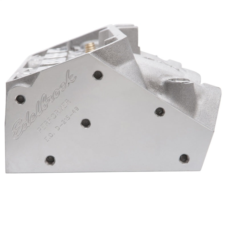 Edelbrock 60609 Cylinder Head fits Pontiac Performer RPM CNC Chamber 87cc Bare Single
