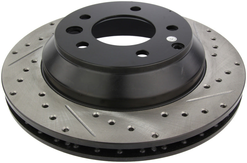 Stoptech 127.33078L Slotted & Drilled Sport Brake Rotor