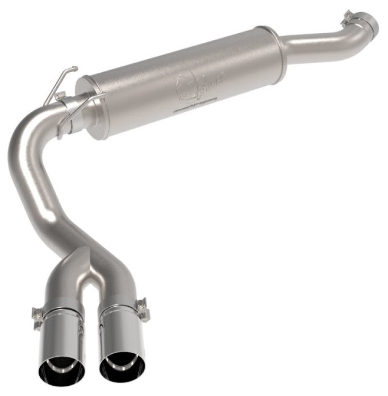AFE 49-42082-P Rebel Series 3.5in SS Cat Back Exhaust w/Pol Tips 19-21 fits RAM