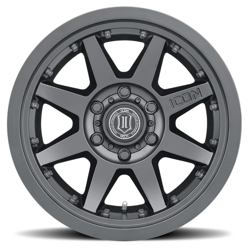 ICON 21817858357SB Rebound Pro 17x8.5 6x5.5 25mm Offset 5.75in BS 93.1mm Bore Satin Black Wheel