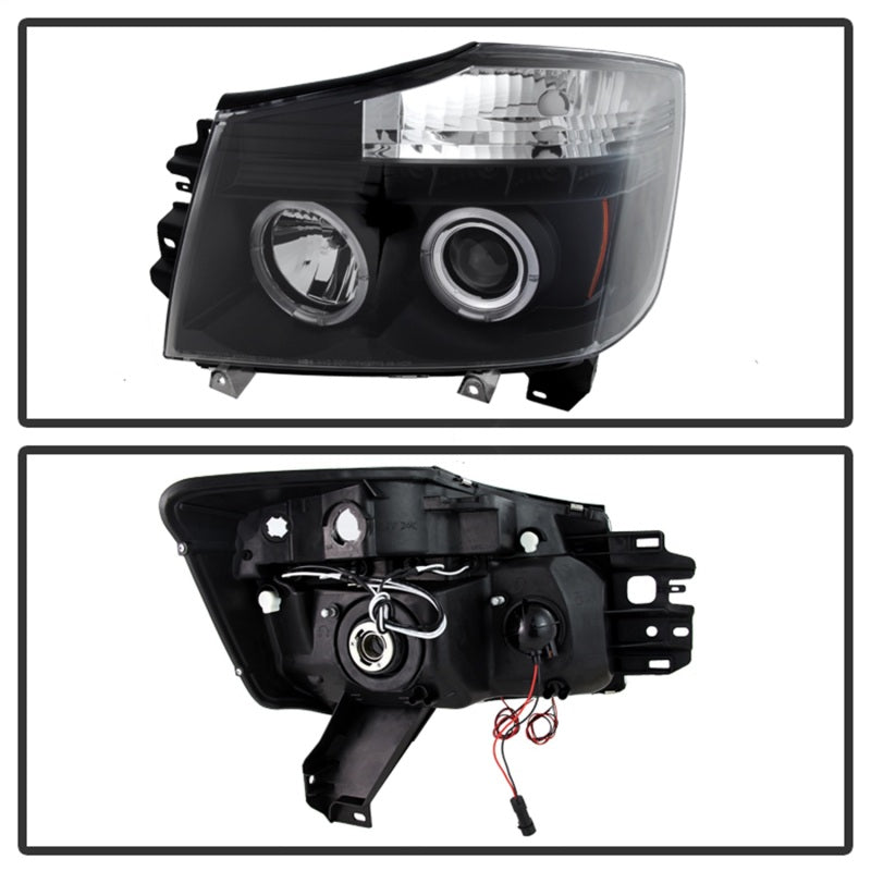 Spyder 5011572 fits Nissan 04-14 Titan /Armada 04-07 Projector Headlights LED H