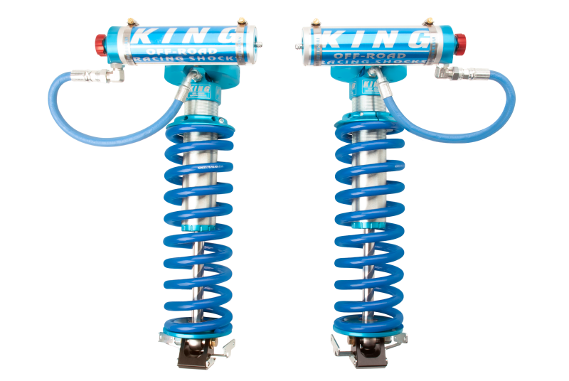 King 25001-146A Shocks 2005+ fits Ford F-250 4WD Front 2.5 Dia Remote Res Coilover Conversion w/Adjuster (Pair)