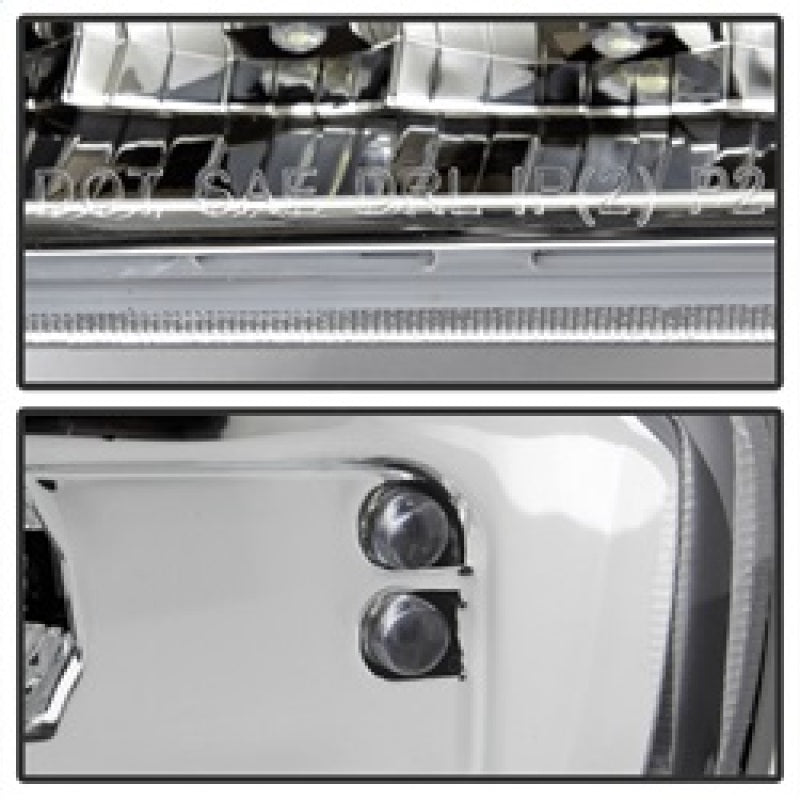 xTune 9029318 99-06 fits GMC Sierra (Excl Denali) Full LED Bumper Lights - Chro
