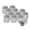 S&S 310-0240 Cycle Shovelhead Models Oil Filters - Chrome - 12 Pack