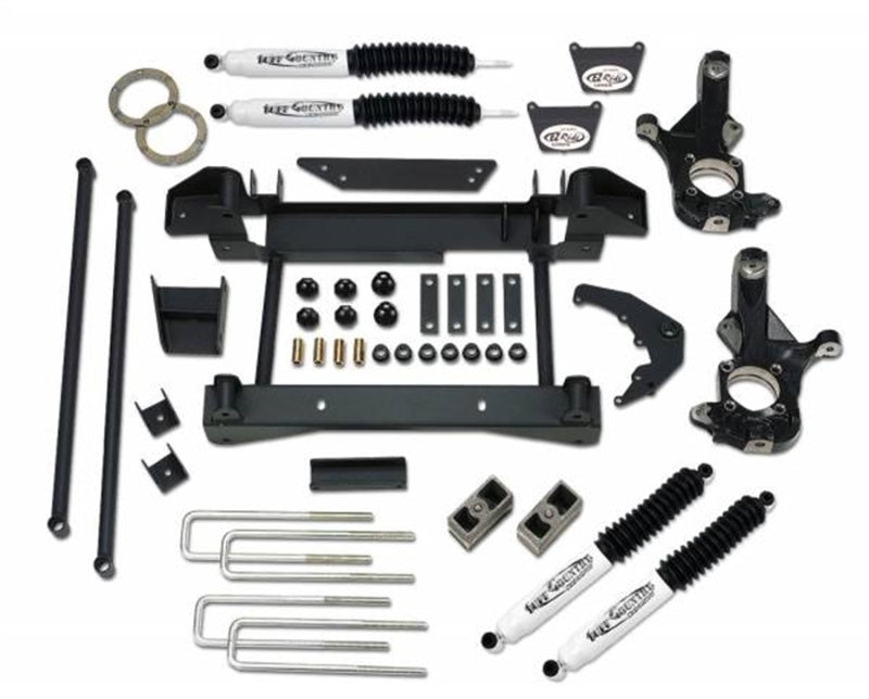 Tuff Country 16985KN 01-10 fits Chevy Silverado 2500HD 4x4 6in Lift Kit (w/1pc Sub Frame SX8000 Shocks)