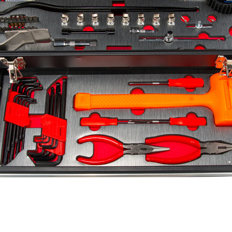 BikeMaster 510002 3 Drawer Tool Kit - 129 Piece Set