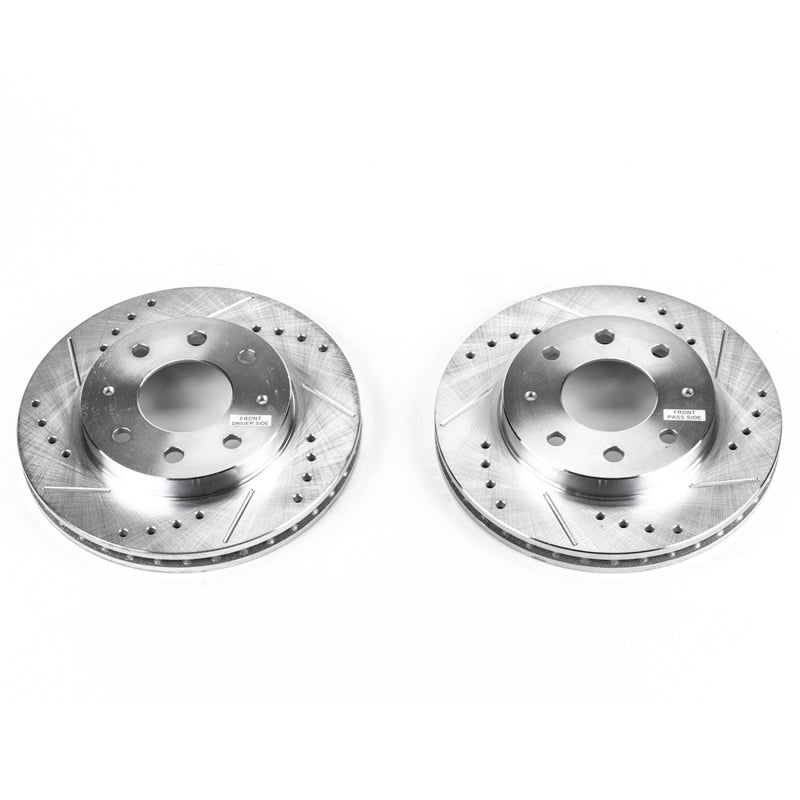 PowerStop fits Eagle 91-93 GTX Front Evolution Drilled & Slotted Rotors - Pair