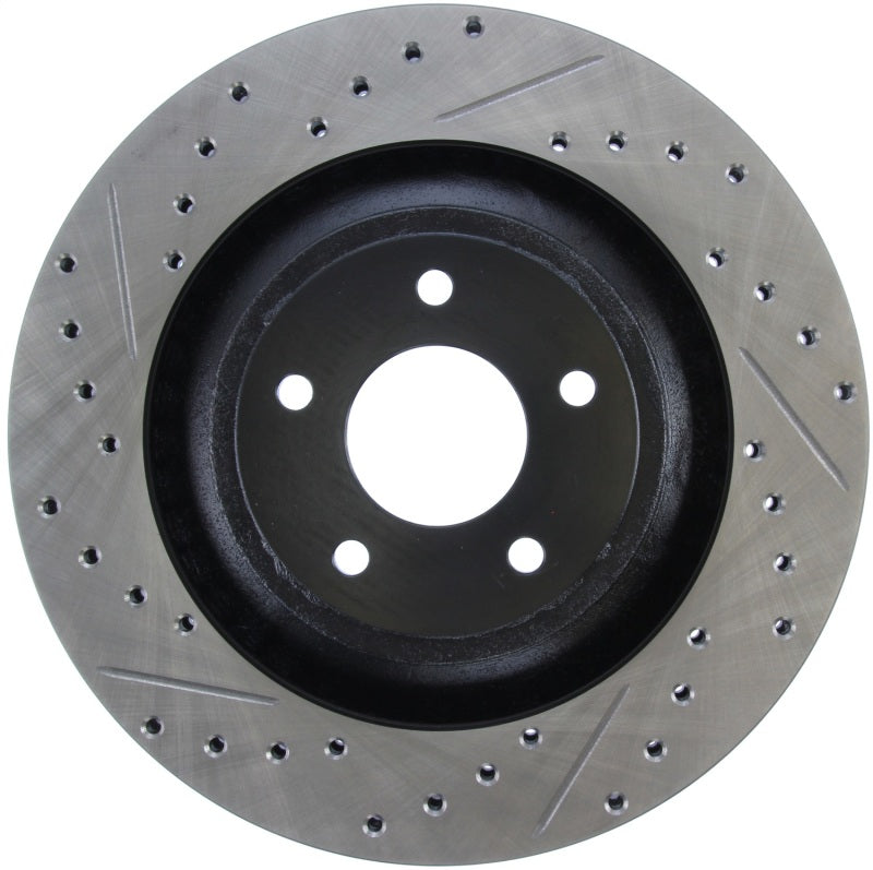Stoptech 127.63072R Slotted & Drilled Sport Brake Rotor