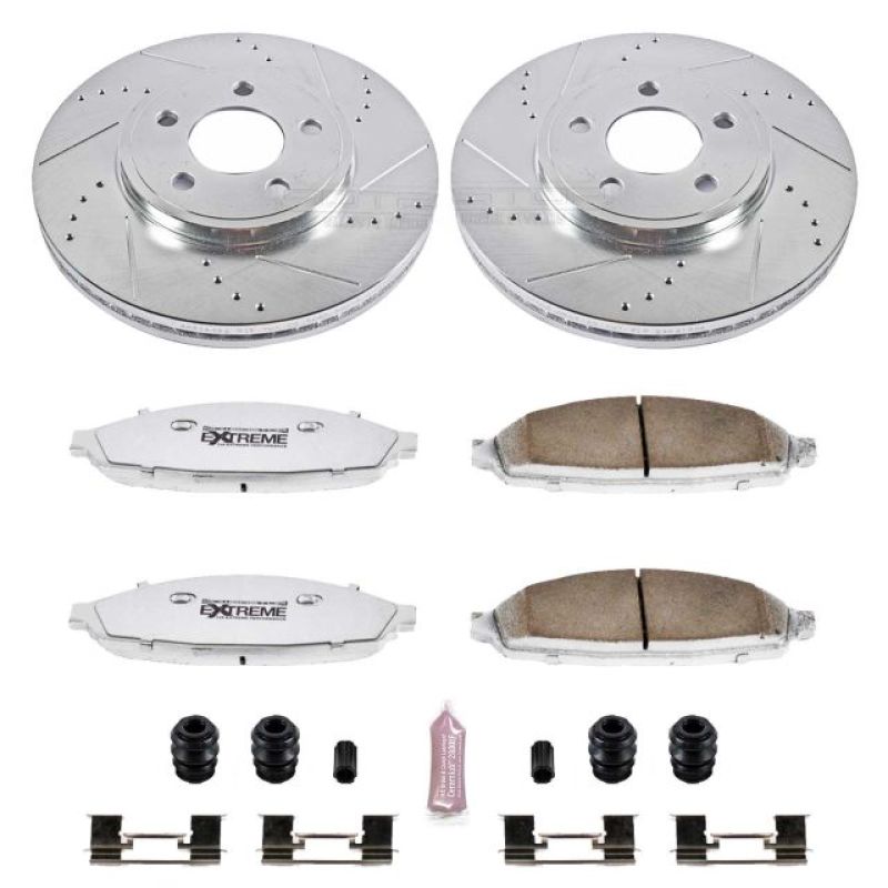 PowerStop K1364 26 fits Ford Crown Victoria Front Z26 Street Warrior Brake Kit