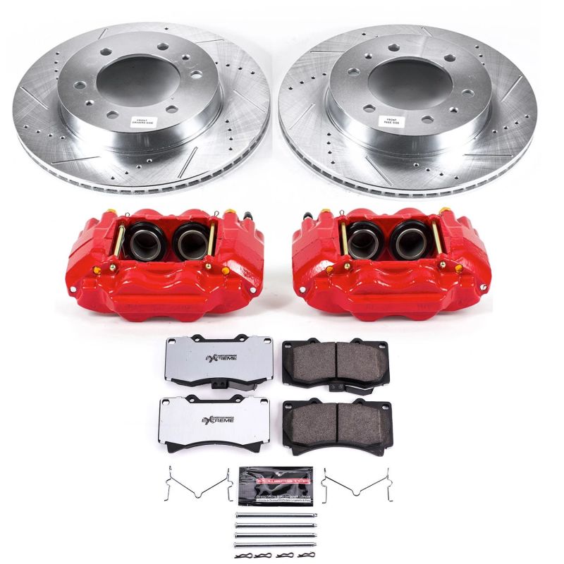 Power Stop KC3035-36 09-10 Hummer H3T Front Z36 Truck & Tow Kit w/Cals