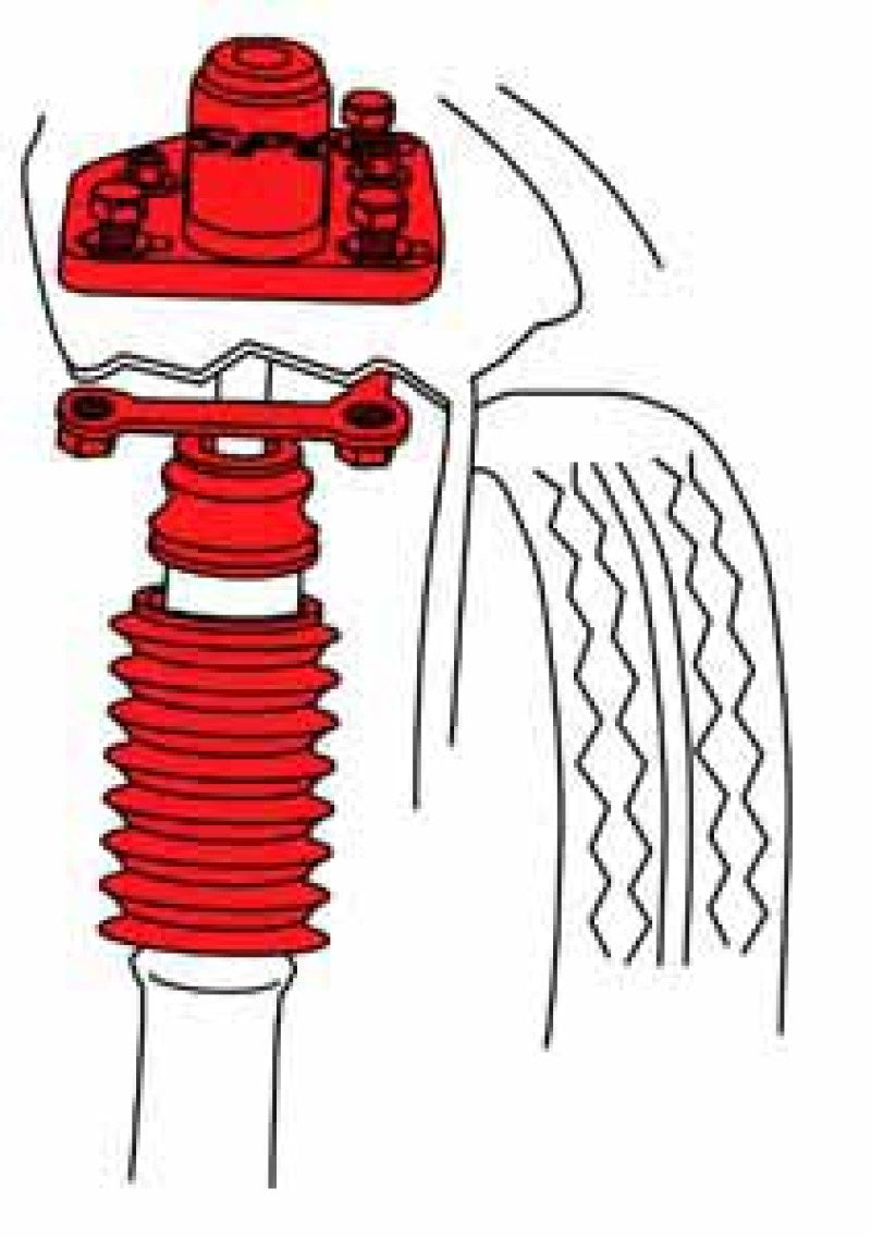 SPC Performance 72060 94-04 fits Ford Mustang (V6/V8) Front Adjustable Strut Mounts