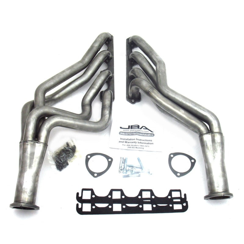 JBA 6611S fits Ford 65-73 Mustang 260-302 SBF 5 Speed T5/T56 1-3/4in Primary Raw 409SS Long Tube Header