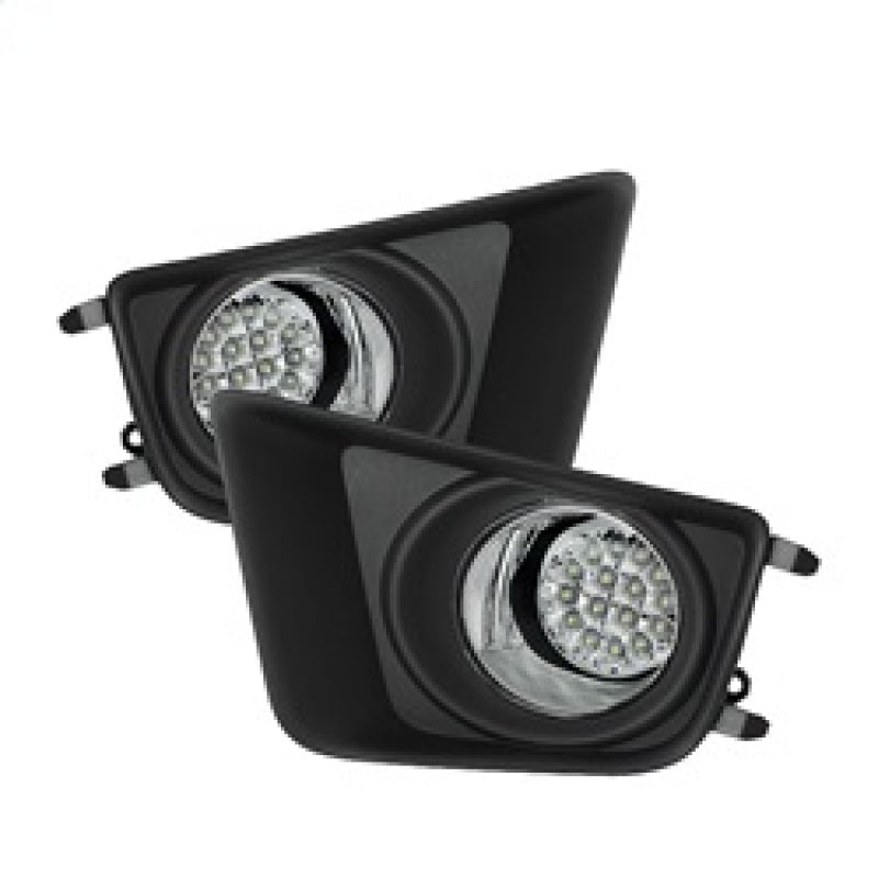 Spyder 5075154 fits Toyota 12-20 Tacoma 2015 LED Fog Lights w/Switch Clear FL-L