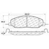 Stoptech 308.1081 Street Touring 05-09 Ford Mustang Cobra/Mach 1 V6/GT Front Brake Pads