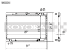 Koyo VH020241 90-96 fits Nissan 300ZX 3.0L Non Turbo MT Radiator