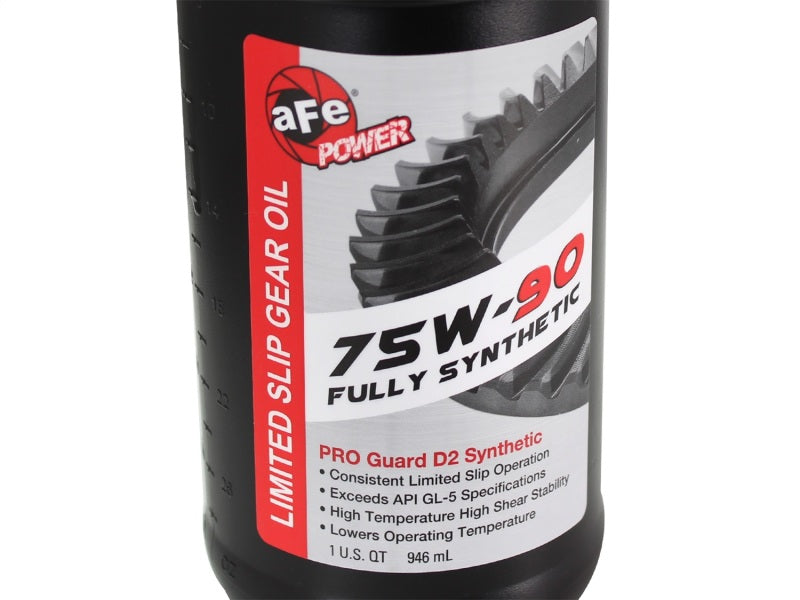 AFE 90-20001 Pro Guard D2 Synthetic Gear Oil, 75W90 1 Quart