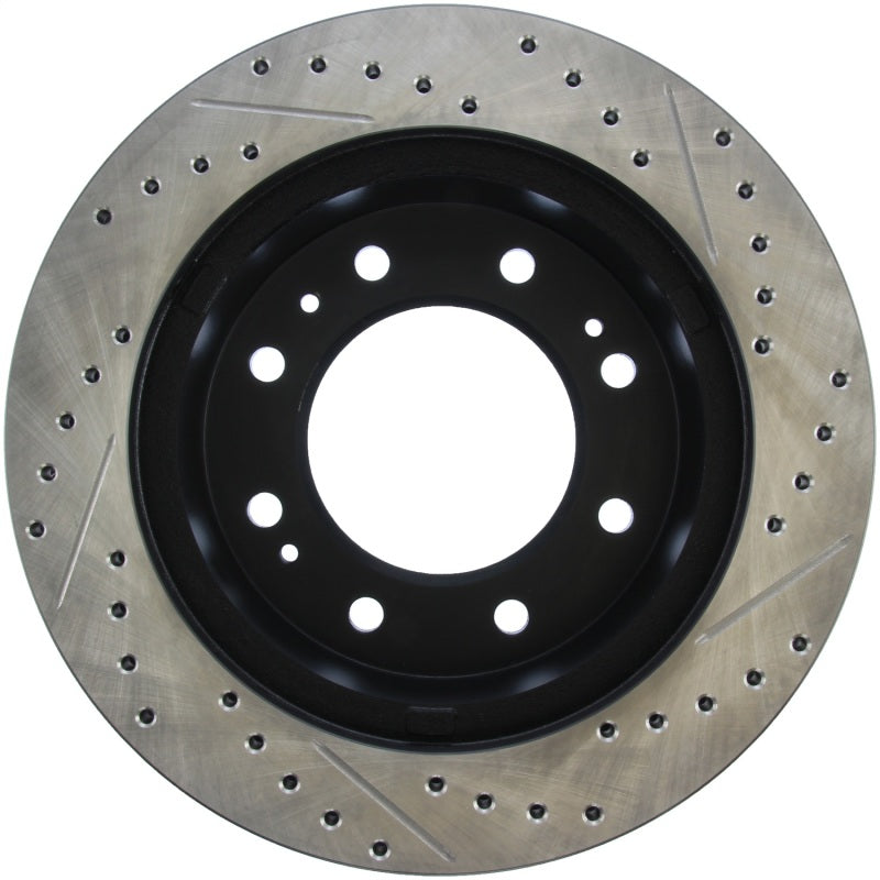 Stoptech 127.66074R Slotted & Drilled Sport Brake Rotor