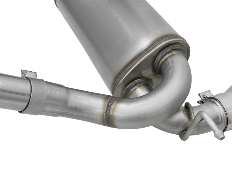 AFE 49-48062-P Series 2.5in 409 SS Cat-Back Exhaust w/ Polished Tips 07+ fits J