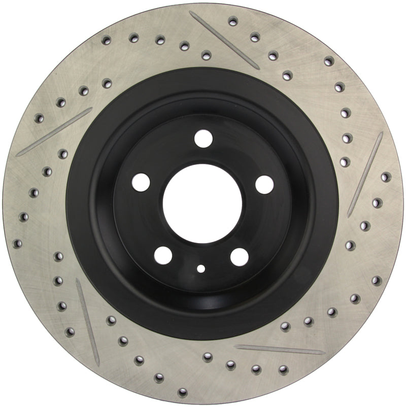 Stoptech 127.33125R Slotted & Drilled Sport Brake Rotor