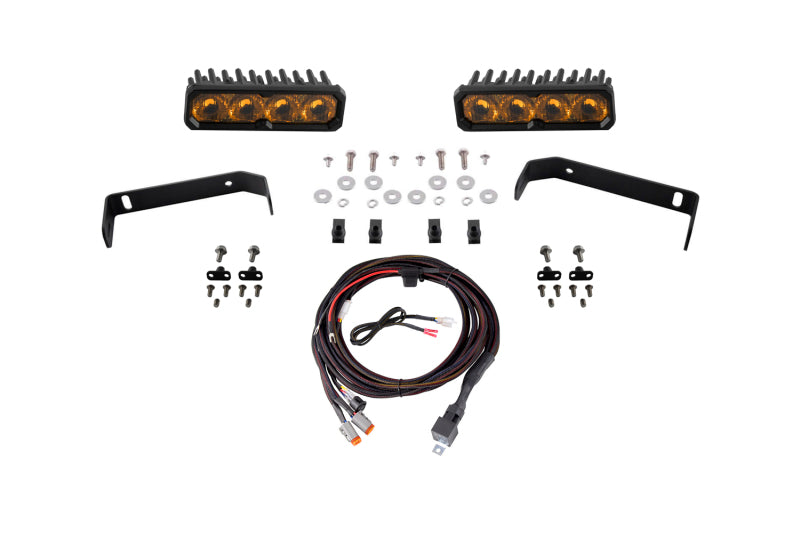 Diode Dynamics DD8871 2019-2021 fits Ford Ranger SS6 Sport LED Kit Yellow Driving 3000K