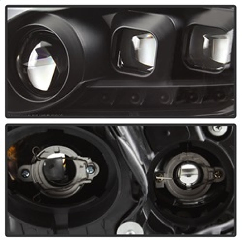 xTune 9039331 fits Infiniti G37 Coupe (non-AFS) 08-15 Projector Headlights - Bl