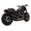 Vance and Hines 46547 Vance & Hines HD Softail 18-22 Fatbob Hi-Output S/O Bla