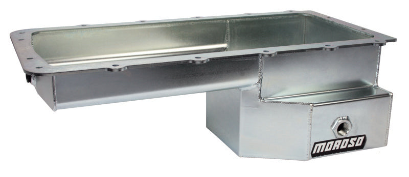 Moroso 20571 fits Ford 5.0 Coyote (w/Rear Sump) Road Race Baffled Wet Sump 9qt 6