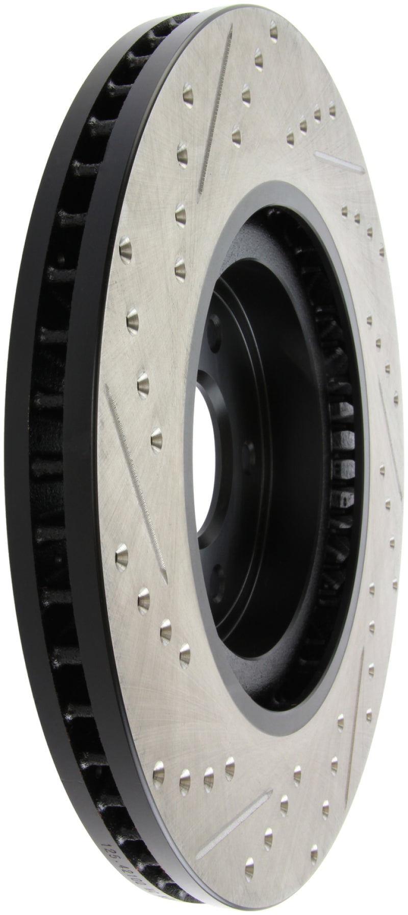 Stoptech 127.42100L fits Infiniti G37 / Nissan 370Z SportStop Slotted & Drilled Front Left Rotor