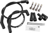 Twin Power 110116 Universal Custom Fit Black Ignition Wire Set