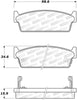 Stoptech 308.0479 Street Brake Pads
