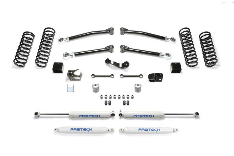 Fabtech K4089 fits Jeep 07-18 JK 2-Door 3in Trail w/Perf Shocks
