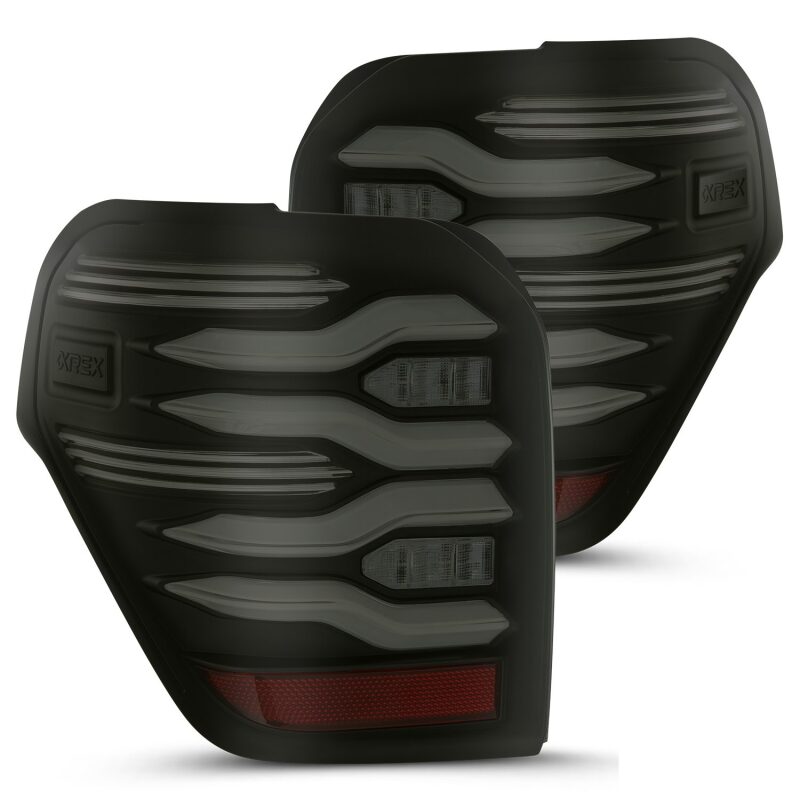AlphaRex 690040 10-21 fits Toyota 4Runner LUXX LED Taillights Blk w/Activ Lig