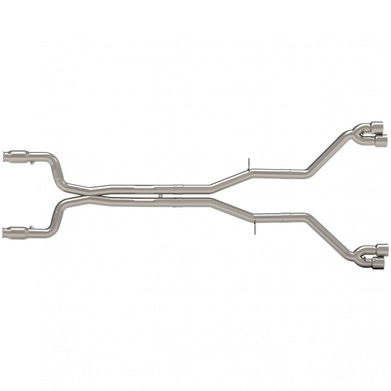 Kooks 16+ fits Chevy Camaro SS 6.2L 3in GREEN Cat Muff Delete Exhaust w/Quad Tips (Use w/Kooks Headers 22605351MD)