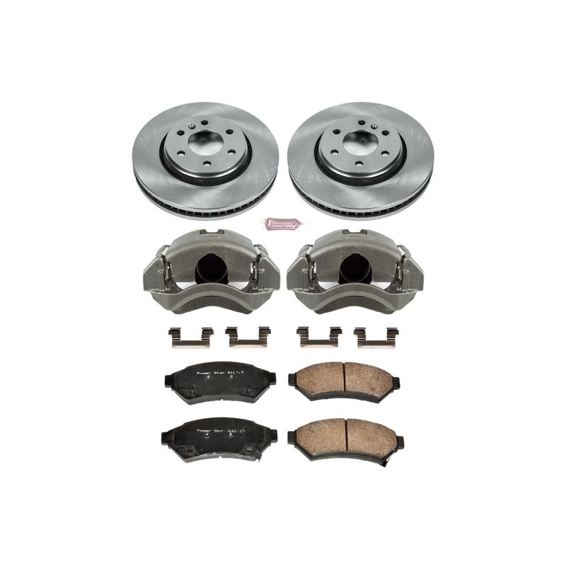 Power Stop KCOE4602 06-07 Saturn Relay Front Autospecialty Kit w/Cals