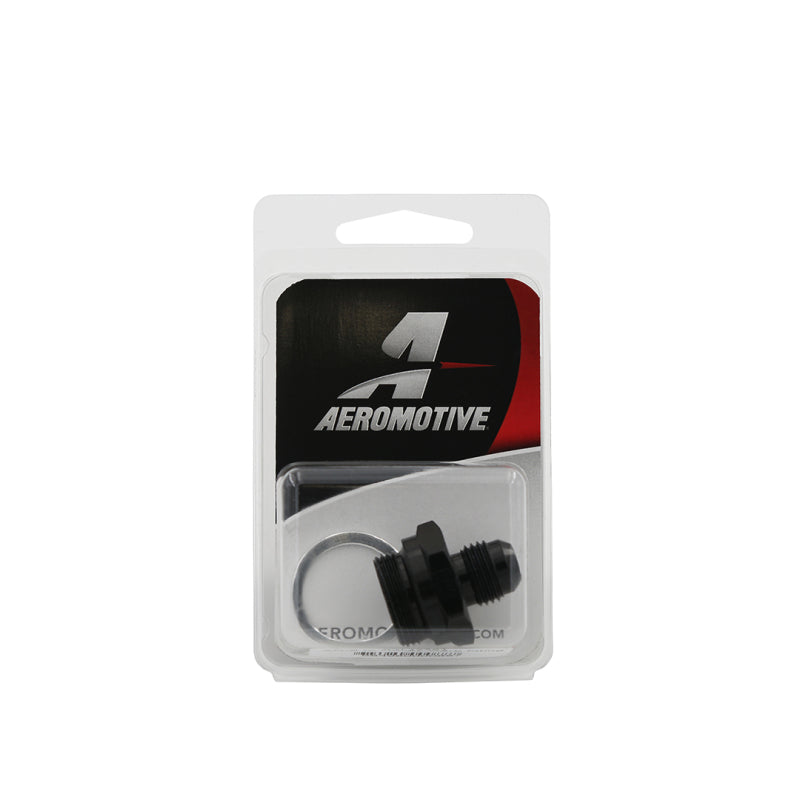 Aeromotive 15201 AN-06 Holley Carb 7/8in x 20 Thread Dual Feed Bowl Adapter Fit