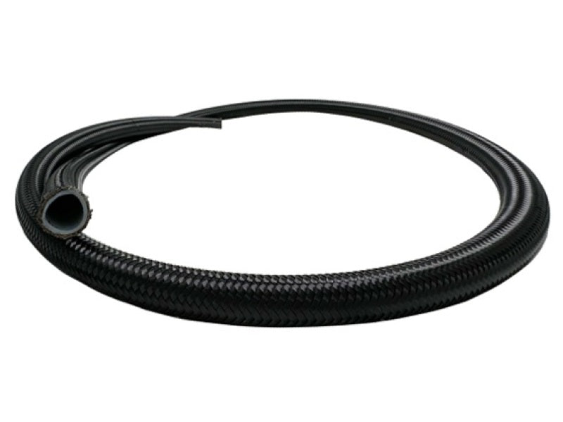 Fuelab 72700-06-6 Black Nylon Stainless Steel Braided PTFE Hose - 6AN - 6ft