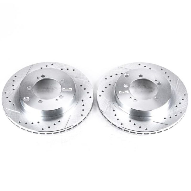 PowerStop fits Dodge 94-96 Stealth Rear Evolution Drilled & Slotted Rotors -