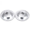PowerStop fits Dodge 94-96 Stealth Rear Evolution Drilled & Slotted Rotors -