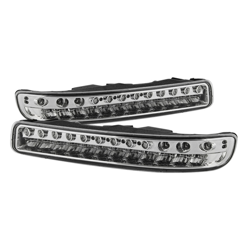 9027154 Xtune fits GMC 99-06 Sierra Full LED Bumper Lights Chrome CBL-JH-GS99-