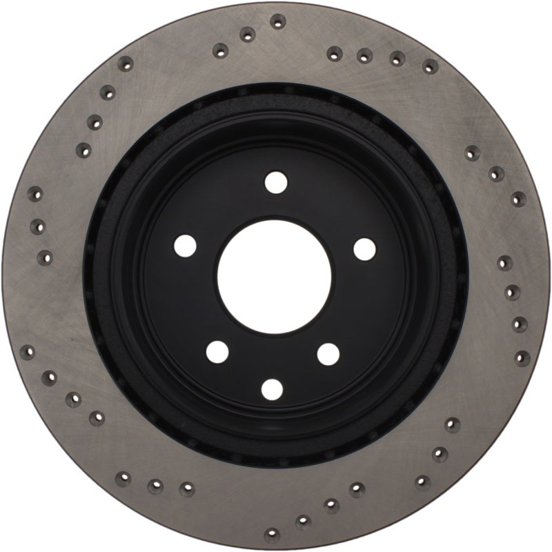 Stoptech 128.42088CL 08-09 Infiniti EX35 / 05-08 G35 / 09 G37 / 06-09 M35/M45 Cryo Drilled Left Rear Rotor