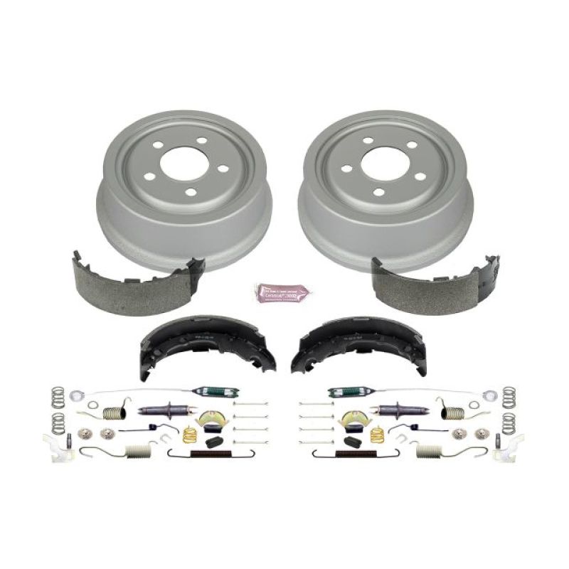 PowerStop KOE15300DK fits Jeep 92-01 Cherokee Rear Autospecialty Drum Kit