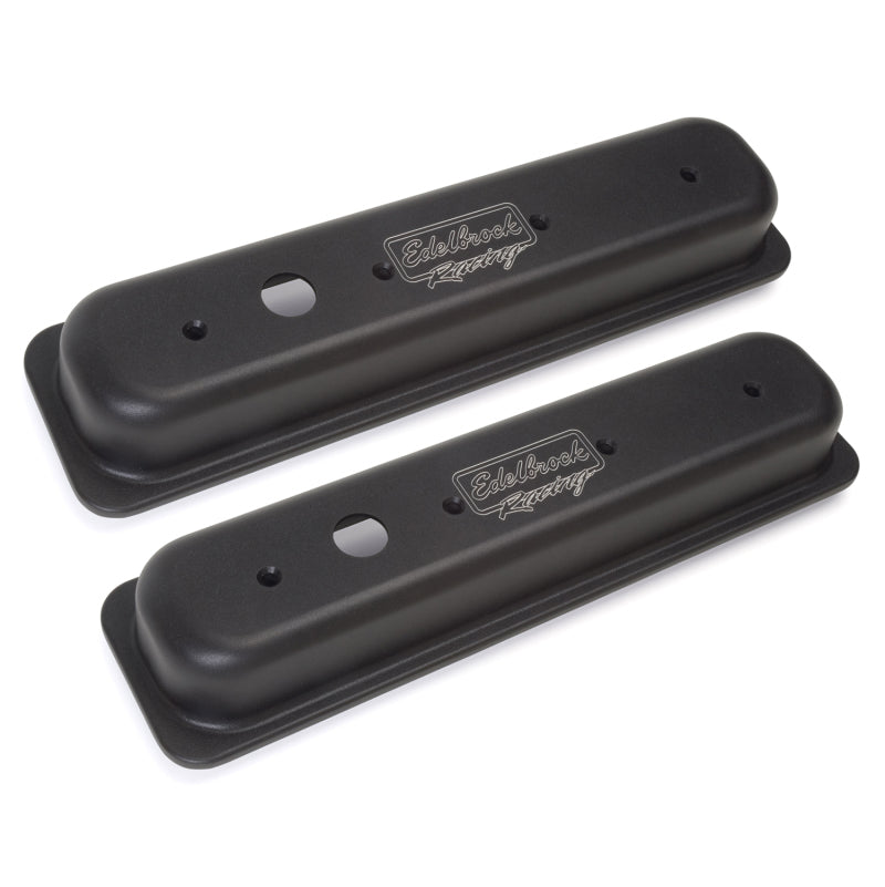 Edelbrock 41723 Valve Cover Victor Series fits Chevrolet 1987-1995 262-400 CI V8 Black
