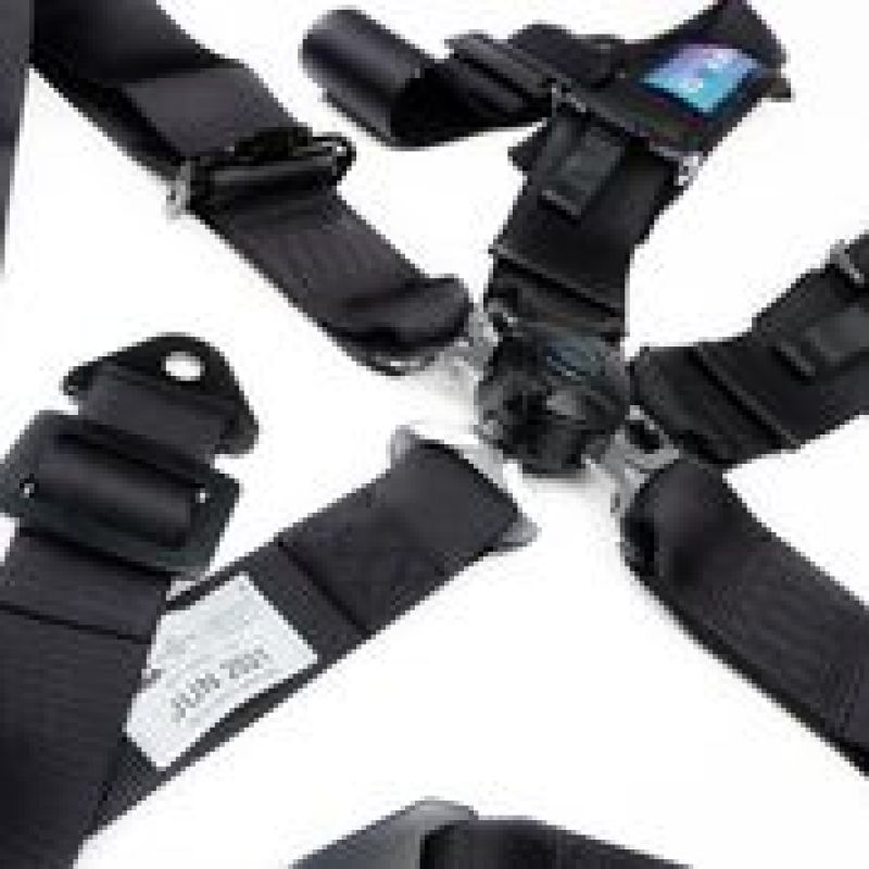 NRG SBH-B6PCBK 5PT 3in. Seat Belt Harness / Cam Lock - Black