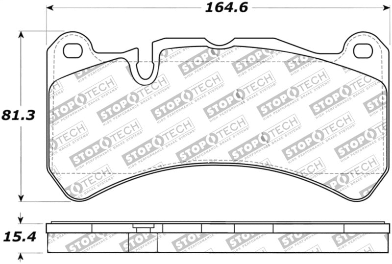 Stoptech 309.1116 Performance Brake Pads